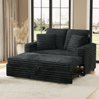 Creamy Sofa Bed with Adjustable Recline – Stylish Comfort