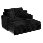 Creamy Sofa Bed with Adjustable Recline – Stylish Comfort