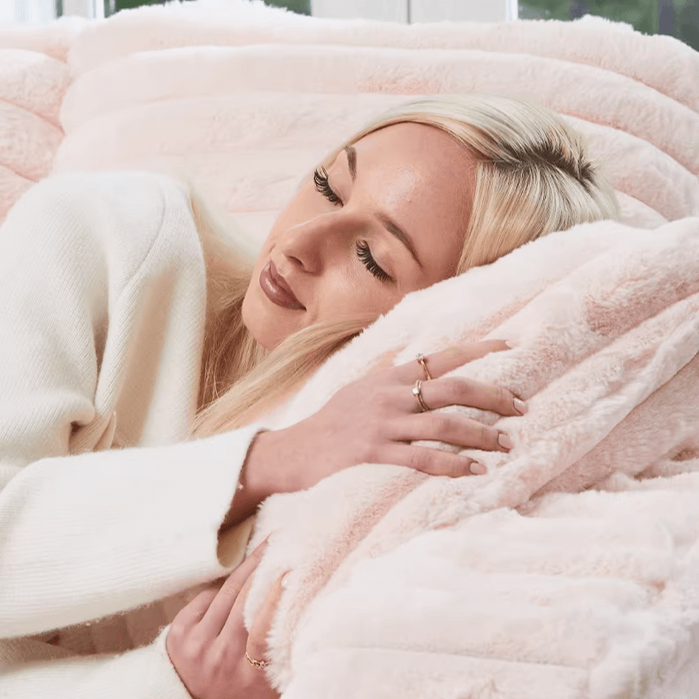 Creamy Sofa Bed with Adjustable Recline – Stylish Comfort