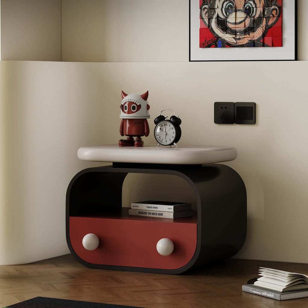 Creative Modern Side Table with Unique Color Contrast