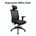 Crest Ergonomic Mesh Office Chair with Adjustable Headrest