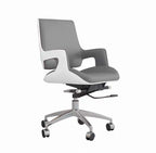 Crown Modern Ergonomic Office Chair with Faux or Genuine Leather Upholstery
