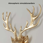 Crystal Deer Wall Sconce – Gold Finish Ambient Lighting