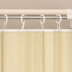 Curtain Front Metal Wardrobe Armoire With Drawers And Hanging Rod