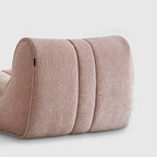 Cute Pet-Inspired Boucle Chair with Soft Chenille Fabric