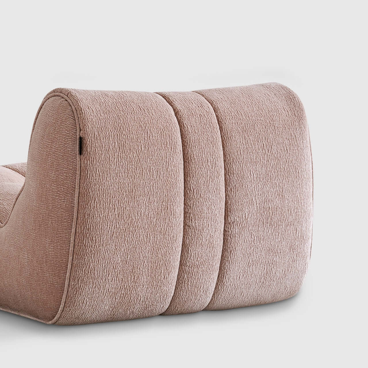 Cute Pet-Inspired Boucle Chair with Soft Chenille Fabric