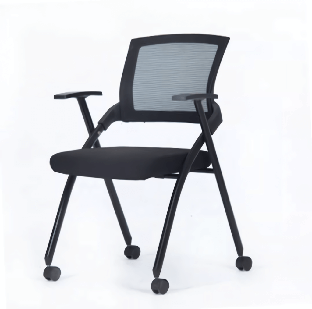 Folding table and chair set designed for versatile use in dynamic office spaces