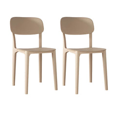 Nordic Backrest Stackable Acrylic Chair with Acrylic Legs for Dining Room Dining Chairs