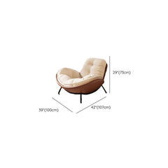 Sledging Base Rocking Papasan Chair for Sitting Room Accent Chairs