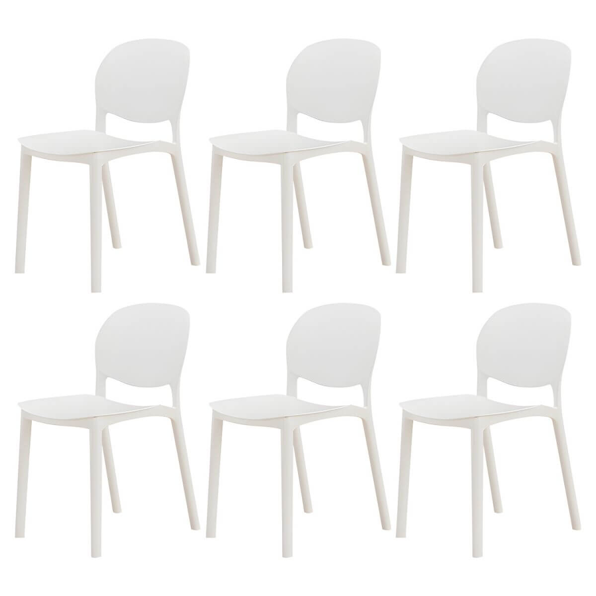 Stackable Nordic dining chair with acrylic legs and ergonomic backrest for modern dining rooms