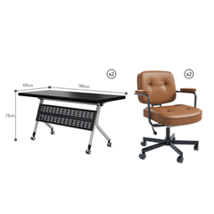 Minimalist Foldable Conference Table Ideal for Training and Business Meetings