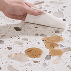 Terrazzo dining table combining premium quality with safety and stylish design
