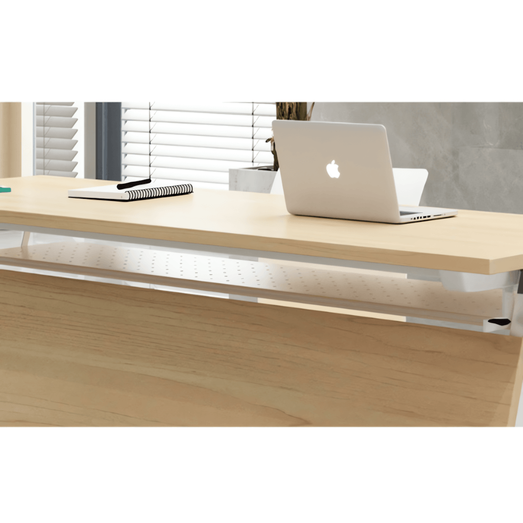 Folding table and chair set designed for versatile use in dynamic office spaces