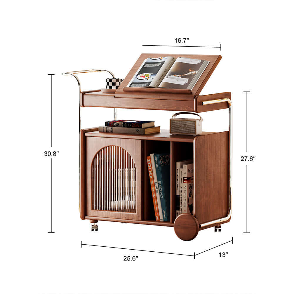 Vintage solid wood bedside cabinet with classic design and durable craftsmanship