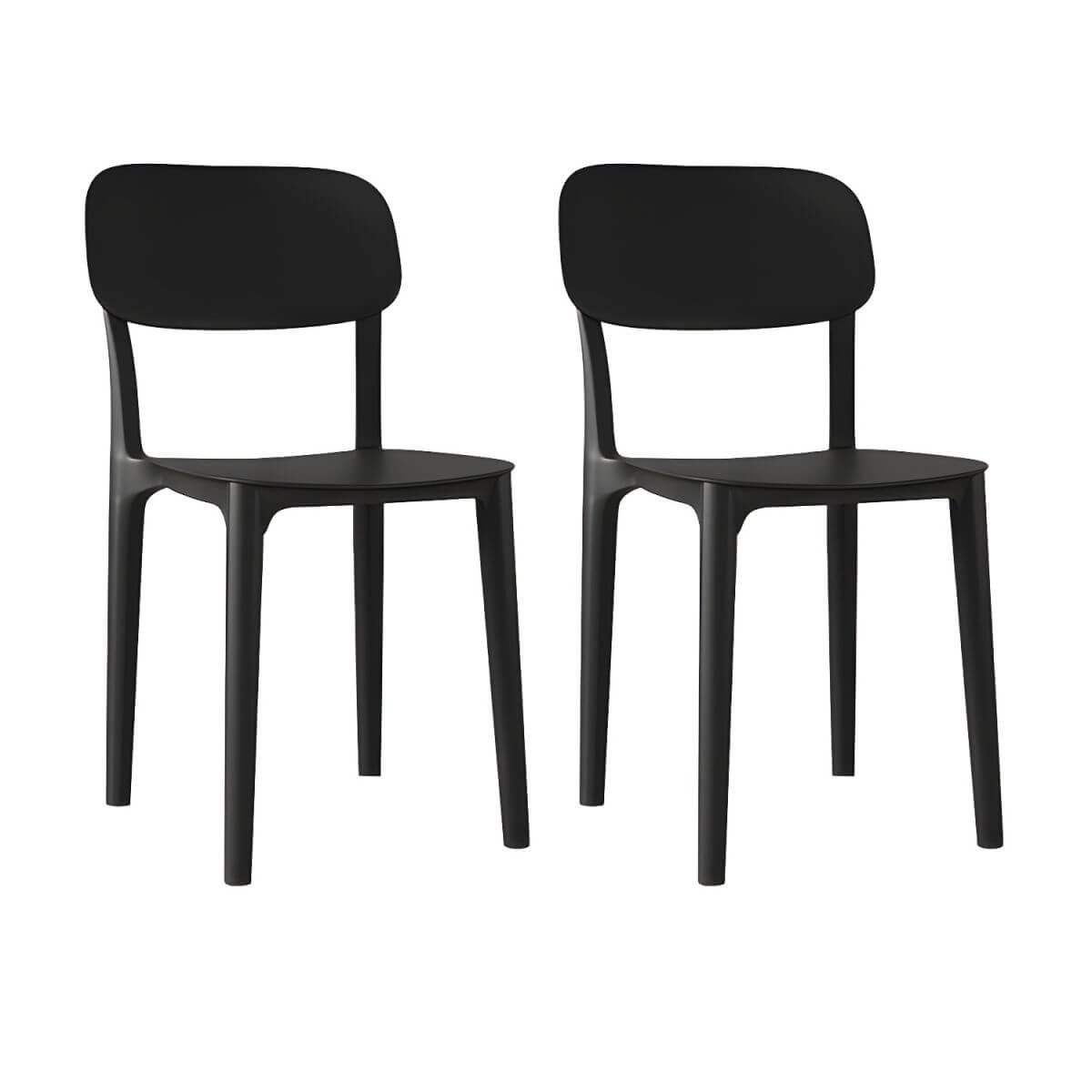 Stackable Nordic acrylic dining chair with backrest and acrylic legs