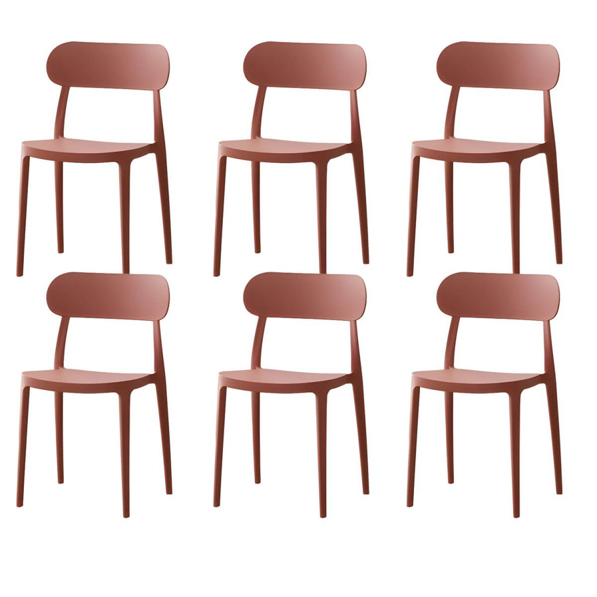 Modern Scandinavian dining chair made of plastic and acrylic, perfect for kitchen and dining areas