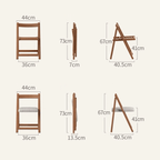 Folding dining table with storage, space-saving and multi-purpose design for small spaces