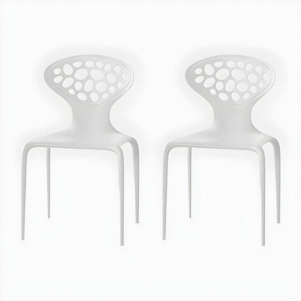 Nordic acrylic dining chair with armrest and backrest, featuring transparent acrylic legs