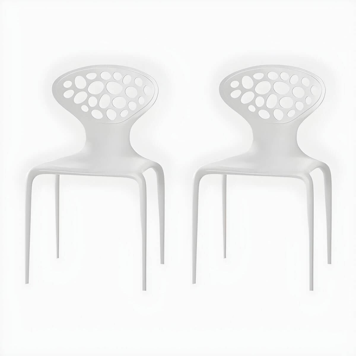 Nordic acrylic dining chair with armrest and backrest, featuring transparent acrylic legs