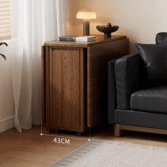 Space-Saving Multi-Purpose Folding Dining Table with Storage