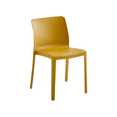 Scandinavian Plastic & Acrylic Kitchen & Dining Chair with Low Back Dining Chairs