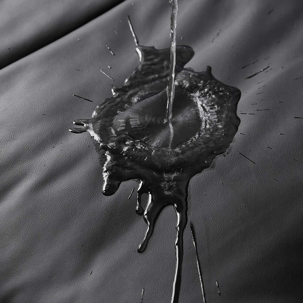 Vintage style faux leather sofa measuring 86.61 inches, perfect for living room seating