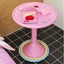 Dopamine Color Pop Side Table Series with Rounded Edge and Playful Prints Main Product Image