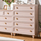 Dopamine French Vintage Drawer Storage Series With Floral Pulls