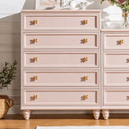 Dopamine French Vintage Drawer Storage Series With Floral Pulls