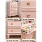 Dopamine French Vintage Drawer Storage Series With Floral Pulls