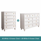 Dopamine French Vintage Drawer Storage Series With Floral Pulls