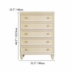 Dopamine French Vintage Drawer Storage Series With Floral Pulls Dimensions