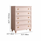 Dopamine French Vintage Drawer Storage Series With Floral Pulls Dimensions