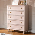 Dopamine French Vintage Drawer Storage Series With Floral Pulls Main Product Image