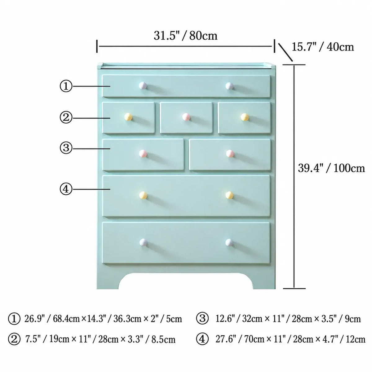 Dopamine Glass-Top Jewelry Storage Chest With Velvet Drawers