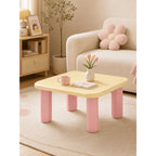 Dopamine Pastel Coffee Table Set With Rounded Sculptural Legs