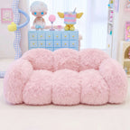 Dopamine Plush Cloud-Petal Modular Sofa with Low Lounge Form