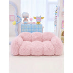 Dopamine Plush Cloud-Petal Modular Sofa with Low Lounge Form