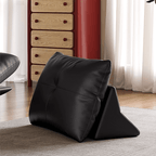 Double-Sided Luxury Leather Sofa with Adjustable Armrests