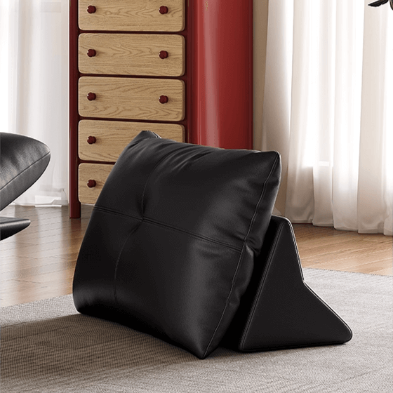 Double-Sided Luxury Leather Sofa with Adjustable Armrests