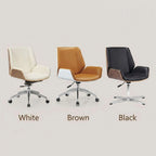 Drift Leather & Wood Executive Office Chair