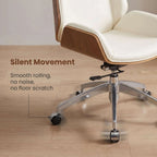 Drift Leather & Wood Executive Office Chair