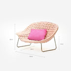 Durable Outdoor Rattan Sofa with Chic Color Options