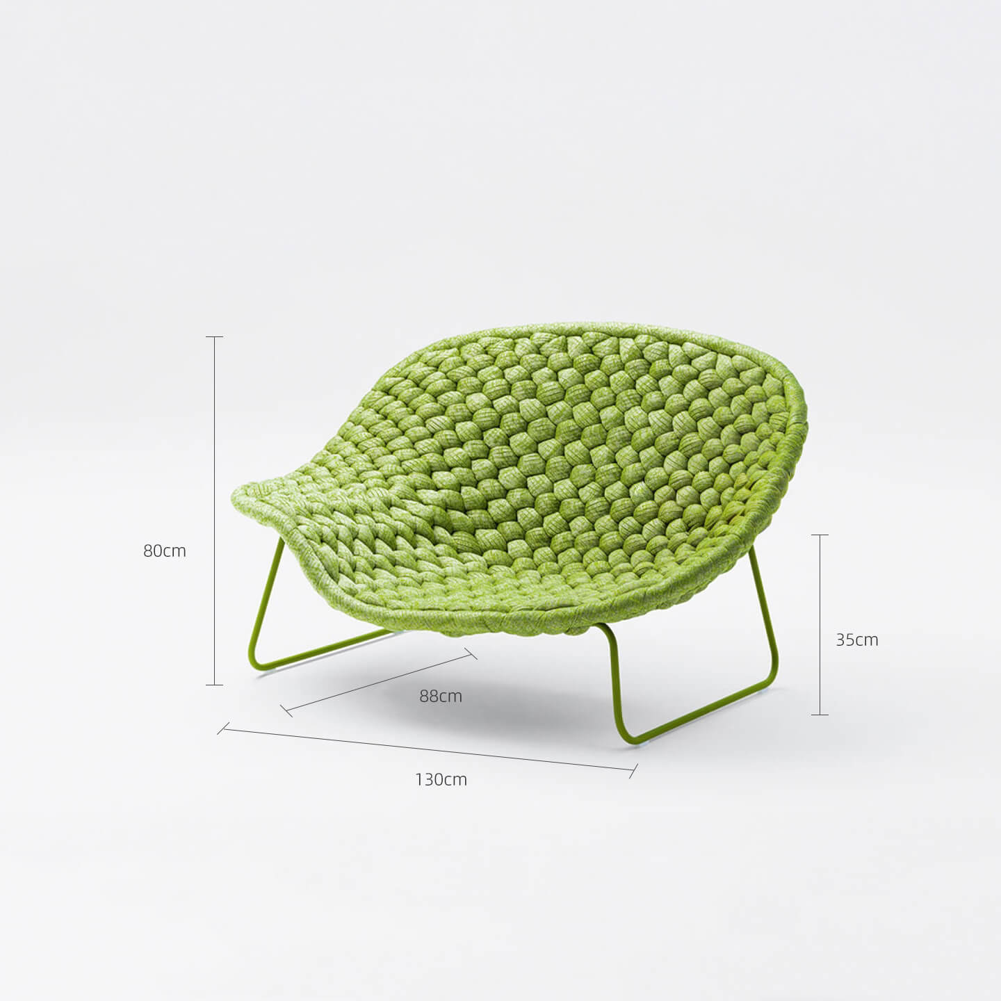 Durable Outdoor Rattan Sofa with Chic Color Options