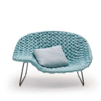 Durable Outdoor Rattan Sofa with Chic Color Options