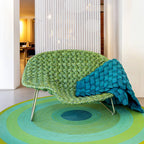 Durable Outdoor Rattan Sofa with Chic Color Options