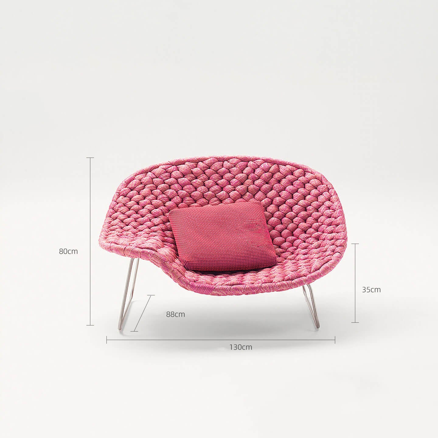 Durable Outdoor Rattan Sofa with Chic Color Options