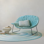 Durable Outdoor Rattan Sofa with Chic Color Options Main Product Image