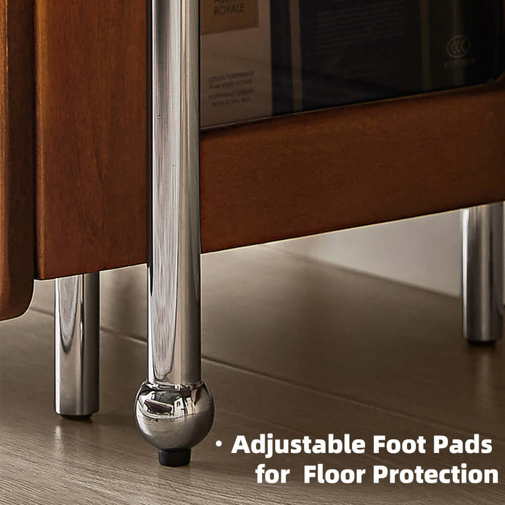 Solid wood makeup table with cabinet and LED mirror, freely combinable for personalized setup