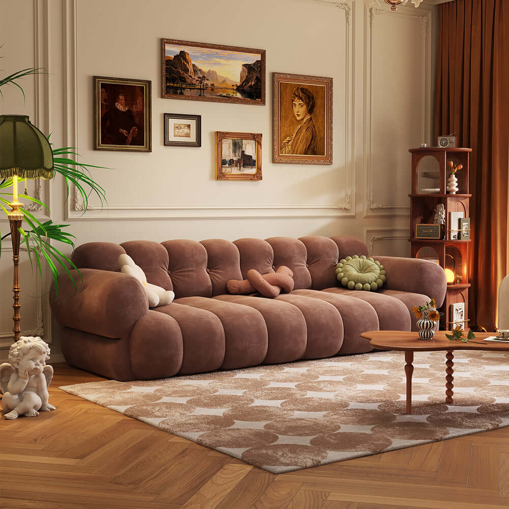 Vintage Marshmallow sofa offering ultimate comfort and support with stylish design